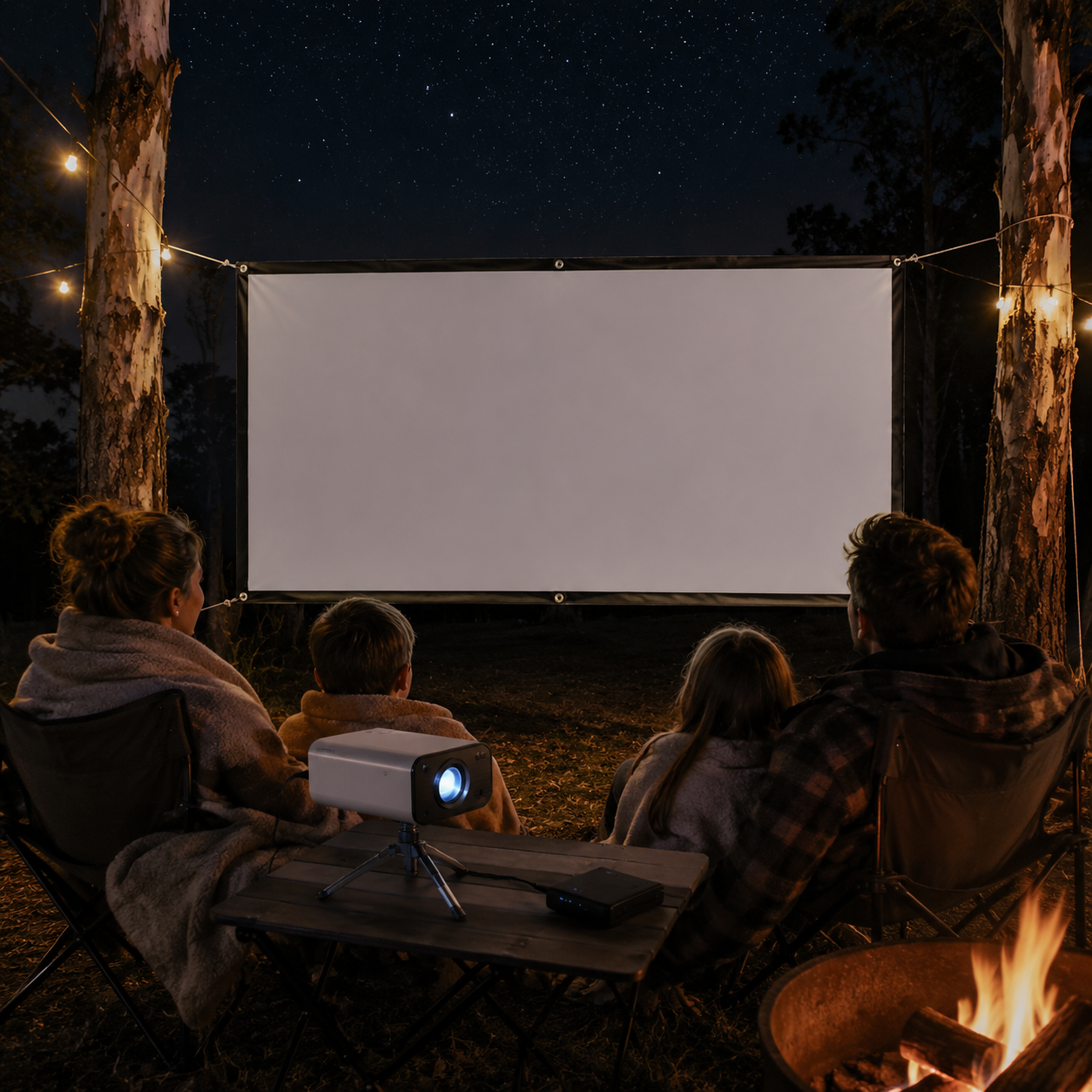 Vellure 84inch Portable Folding Screen Projection